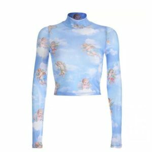 Angel Top: Y2K Fashion Cute Aesthetic with Grunge & Coquette Vibes