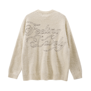 Angelic Spirit Sweater - Y2K Aesthetic, Cute Tops, Grunge & Coquette Style