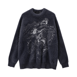 Angelic Spirit Sweater - Y2K Aesthetic, Cute Tops, Grunge & Coquette Style