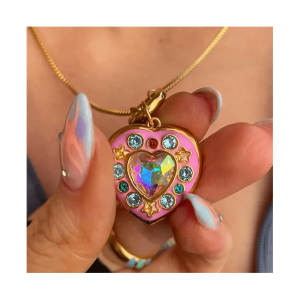 Barbiecore Y2K Necklace: Cute Aesthetic Jewelry for Y2K Fashion Lovers