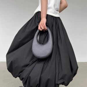 Bubble Midi Skirt - Y2K Fashion, Grunge Aesthetic, Cute Tops & More