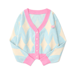 Candy Floss Pastel Sweater - Y2K Aesthetic Cute Top for Cozy Vibes