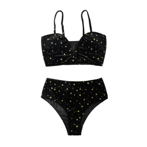 Celestial Y2K Swimsuit: Embrace Coquette & Grunge Aesthetic Vibes