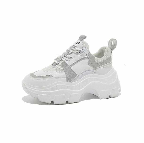 Chunky Thick Sole Sneakers for Y2K Fashion, Grunge Aesthetic & Cute Tops