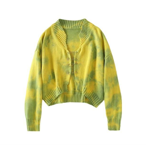 Color Explosion Sweater - Y2K Fashion, Grunge Aesthetic, Cute Tops