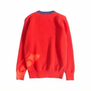 Coquette Aesthetic Cat Sweater - Y2K Fashion Cute Tops for Fall