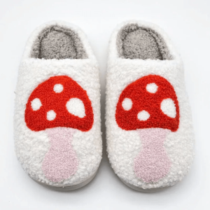 Coquette Aesthetic Mushroom Slippers | Y2K Fashion Cute Tops & Styles