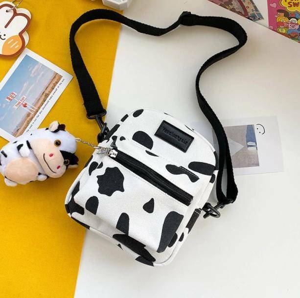 Crazy Cow Bag: Y2K Fashion Essential for Coquette & Grunge Aesthetics