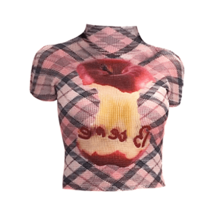 Crispy Apple Crop Top - Y2K Fashion, Cute Tops, Coquette Aesthetic