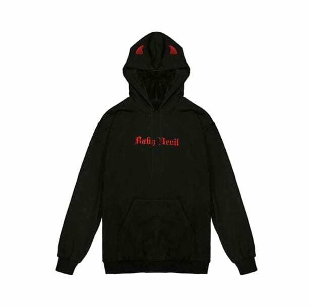 Diablo Hoodie: Y2K Fashion with Grunge Aesthetic & Cute Tops Vibe