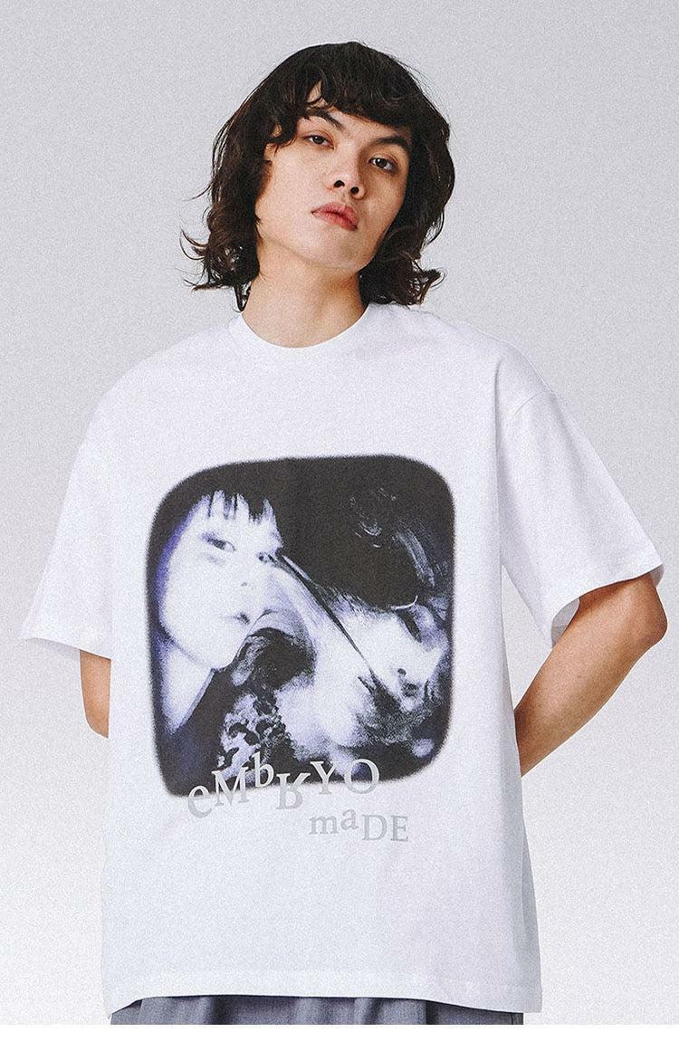 Embryo Made Tee: Y2K Fashion Essential for Coquette & Grunge Aesthetics