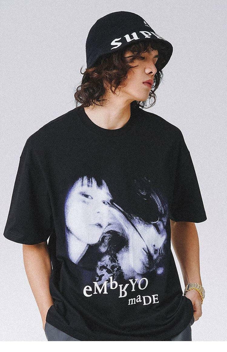 Embryo Made Tee: Y2K Fashion Essential for Coquette & Grunge Aesthetics