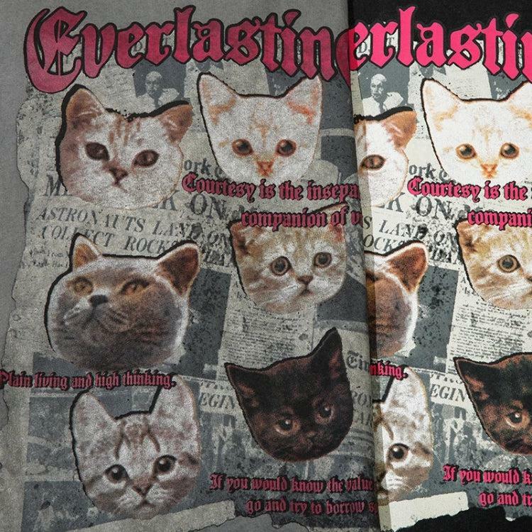 Everlasting Cats Tee - Y2K Fashion, Cute Tops, Coquette & Grunge Aesthetic