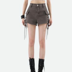 Fairy Grunge Aesthetic Cargo Skirt - Y2K Fashion Cute Tops & Styles