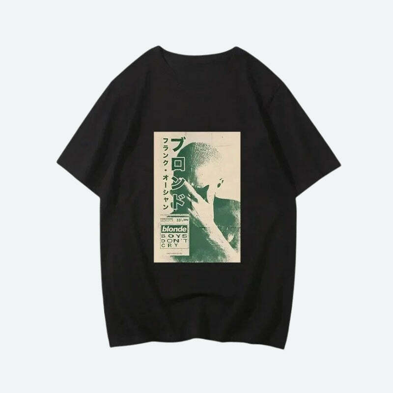 Frank Ocean Tee - Y2K Fashion Essential for Coquette & Grunge Aesthetics