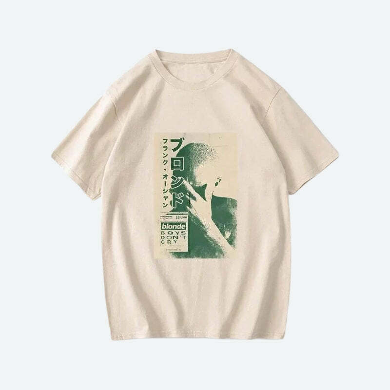 Frank Ocean Tee - Y2K Fashion Essential for Coquette & Grunge Aesthetics