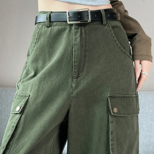 Grassy Green Cargo Skirt: Y2K Fashion, Grunge Aesthetic, Cute Tops