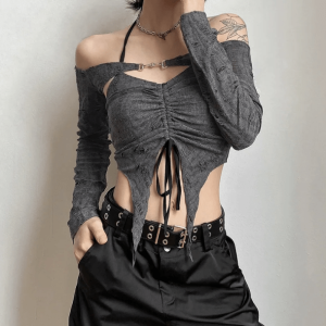 Grunge Fairycore Two-Piece Set | Y2K Fashion & Aesthetic Outfits