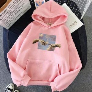 Hands Of God Hoodie - Y2K Fashion, Grunge Aesthetic, Cute Tops