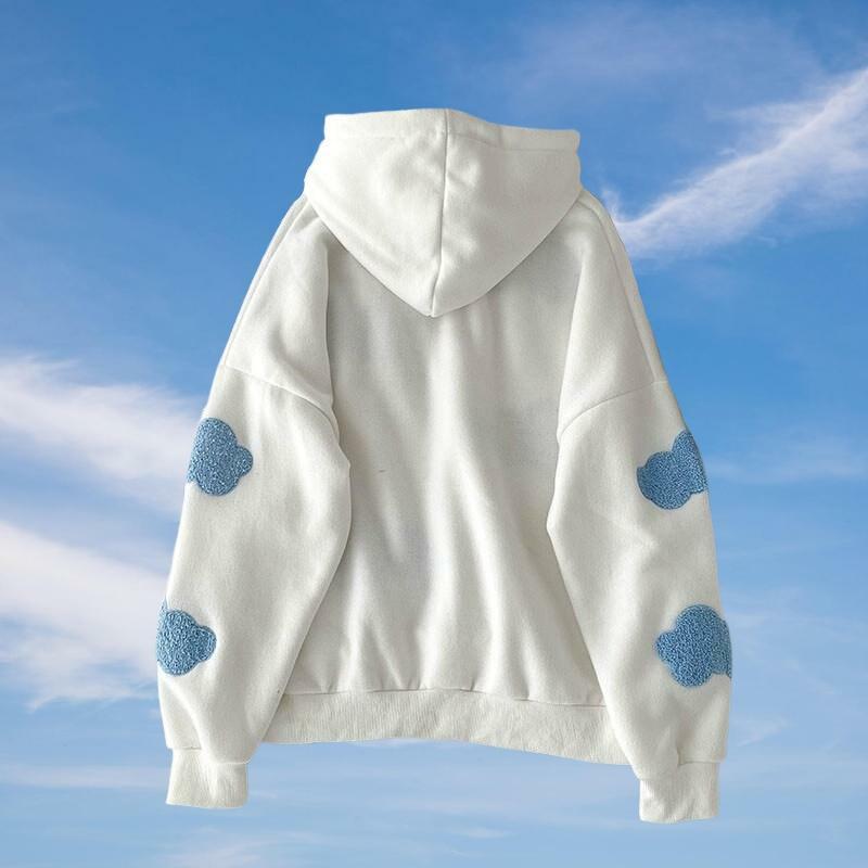 Head In The Clouds Y2K Hoodie - Cute Pastel Goth & Grunge Aesthetic