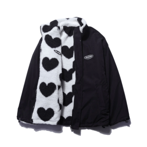 Heartflip Reversible Jacket - Y2K Fashion, Grunge Aesthetic, Cute Tops