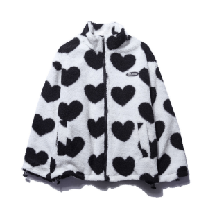 Heartflip Reversible Jacket - Y2K Fashion, Grunge Aesthetic, Cute Tops