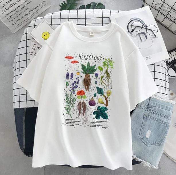 Herbology T-Shirt: Y2K Aesthetic, Cute Tops, Grunge & Coquette Style