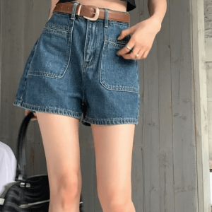 High Waisted Y2K Shorts: Cute Tops for Coquette & Grunge Aesthetic