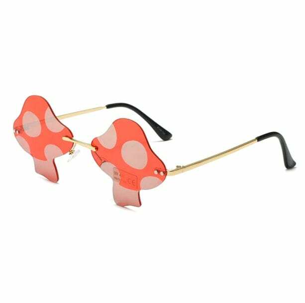 Indie Mushroom Sunglasses - Y2K Aesthetic Accessory for Cute Outfits