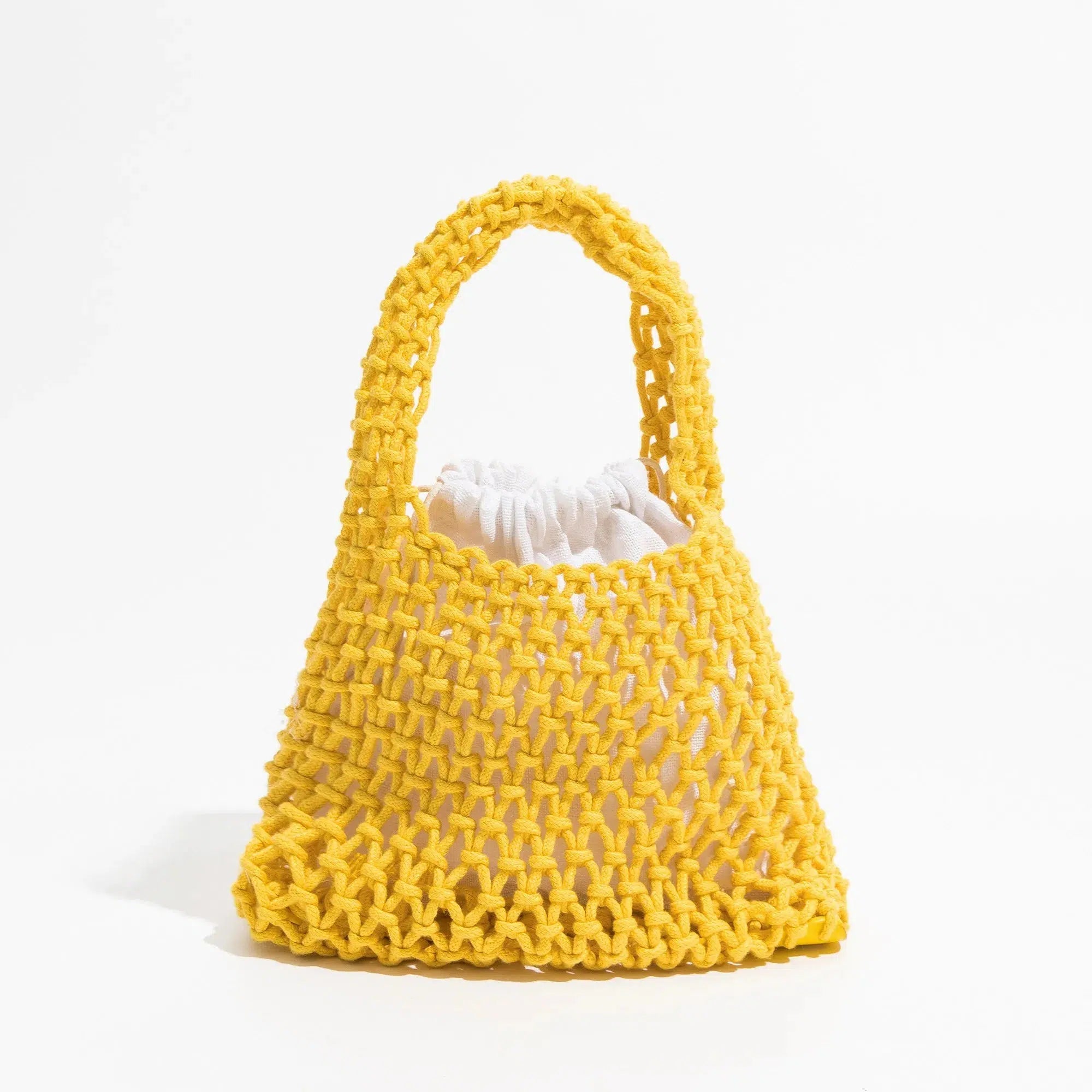 Indie Smiley Flowers Crochet Bag - Y2K Aesthetic Accessory for Cute Outfits