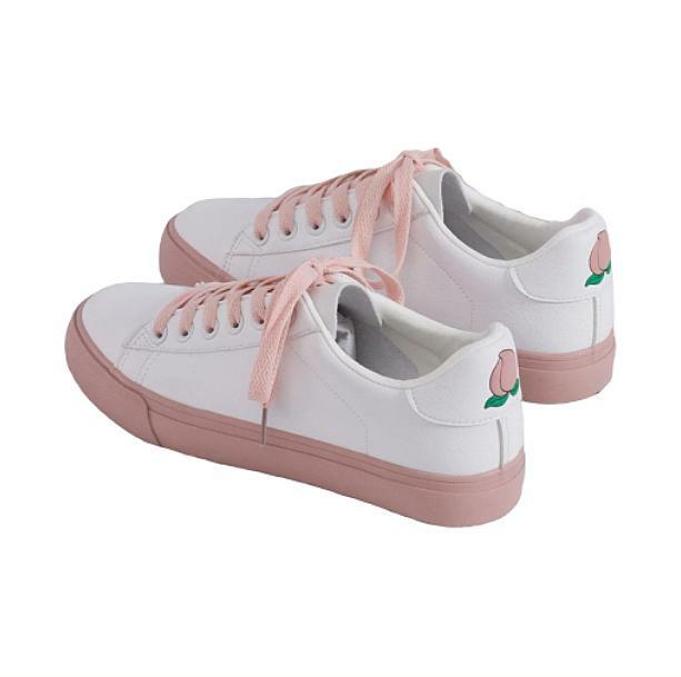 Just Peachy Y2K Sneakers: Cute Tops & Coquette Aesthetic Vibes