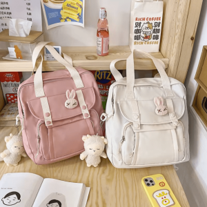 Kawaii Y2K School Backpack: Cute Pastel Goth & Coquette Aesthetic Style