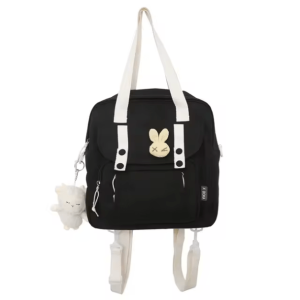 Kawaii Y2K School Backpack: Cute Pastel Goth & Coquette Aesthetic Style