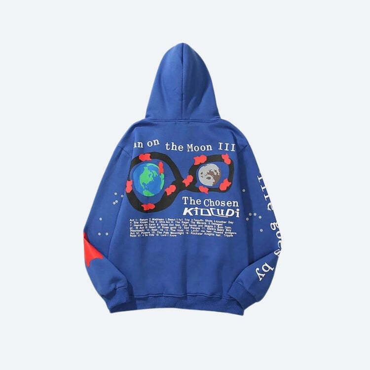 Kid Cudi Man On The Moon III Hoodie - Y2K Aesthetic Streetwear Top