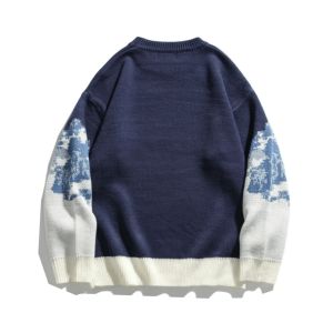 Mountain Peak Sweater: Y2K Fashion Essential for Coquette & Grunge Aesthetics