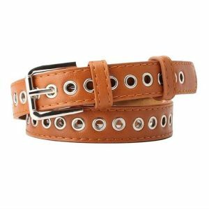 One Row Aesthetic Belt - Y2K Fashion, Grunge & Coquette Styles