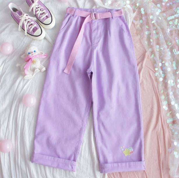 Pastel Lavender Cargo Skirt - Y2K Fashion & Coquette Aesthetic