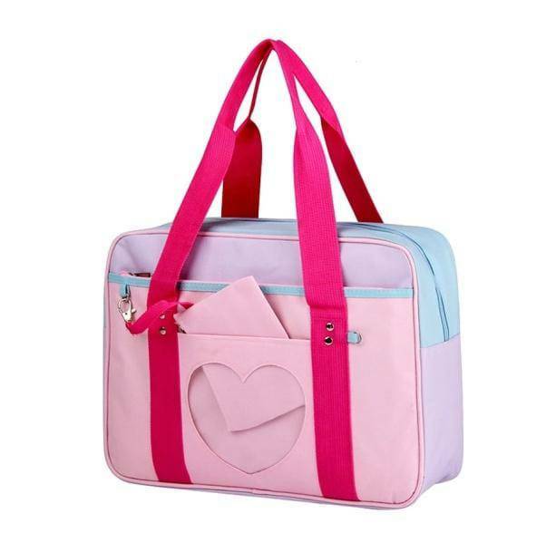 Pastel Y2K Book Bag: Cute Aesthetic for Coquette & Grunge Styles