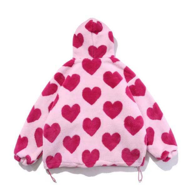 Pink Sweetheart Jacket - Y2K Fashion with Coquette Aesthetic Vibes