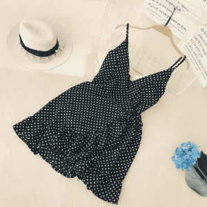 Polka Dots Dress - Y2K Fashion with Coquette & Grunge Aesthetic Vibes