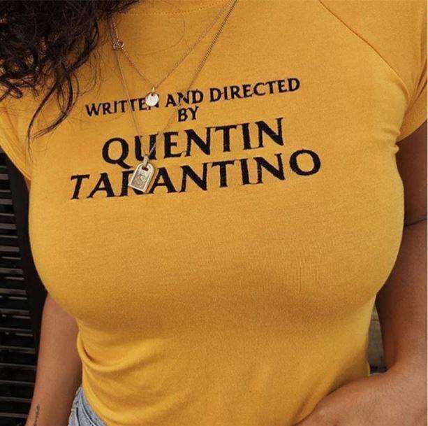 Quentin Tarantino Y2K Graphic Tee - Grunge Aesthetic Cute Top