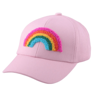 Rainbow Plush Baseball Cap - Y2K Aesthetic Cute Accessory for Outfits