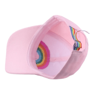 Rainbow Plush Baseball Cap - Y2K Aesthetic Cute Accessory for Outfits