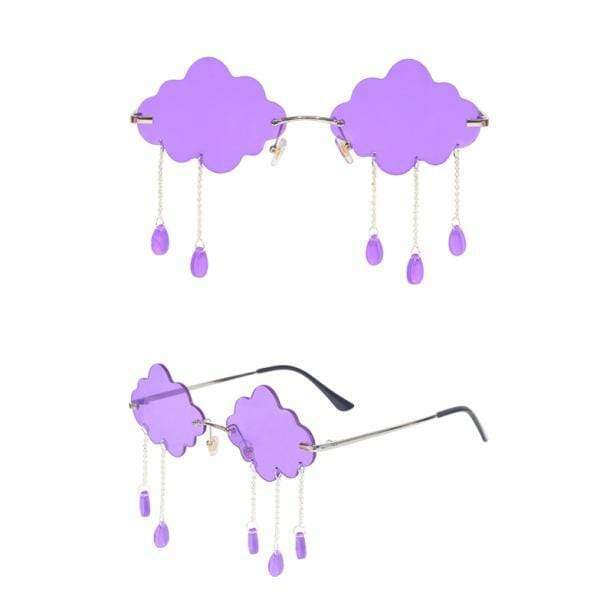 Rainy Cloud Sunglasses - Y2K Aesthetic Accessory for Cute Outfits