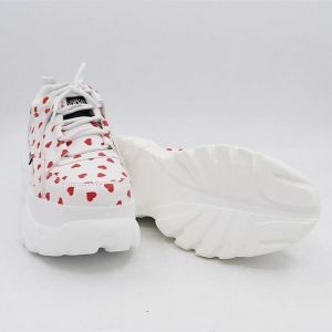 Red Hearts Sneakers: Y2K Fashion, Cute Tops & Coquette Aesthetic Vibes