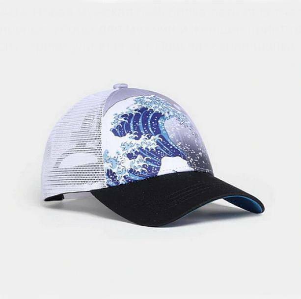 Retro Wave Cap: Y2K Fashion Essential for Coquette & Grunge Aesthetics