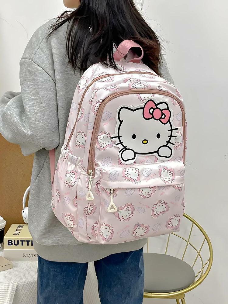 Sanrio Characters Y2K Backpack: Cute Aesthetic for Coquette & Grunge Styles