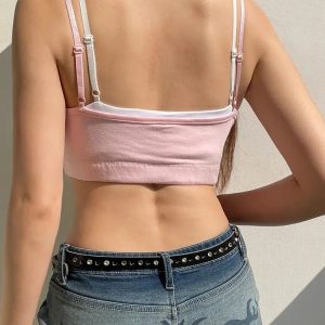 Soft Girl Layered Crop Top - Y2K Fashion, Cute Tops & Aesthetic Style