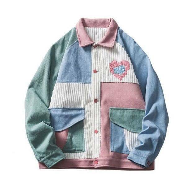 Soft Girl Pastel Y2K Jacket - Cute Aesthetic Outerwear for Trendy Looks