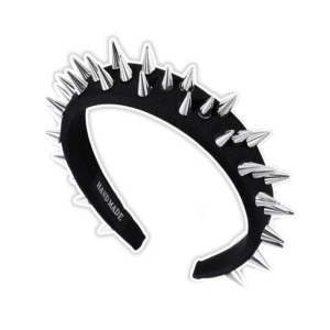 Spiky Headband for Y2K Fashion: Cute Tops & Grunge Aesthetic Vibes